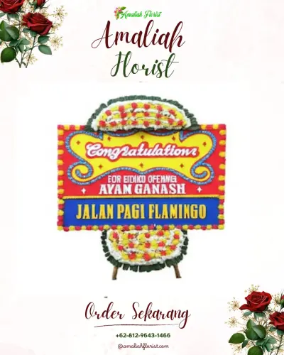 Bunga Papan Congratulation di Sruwen